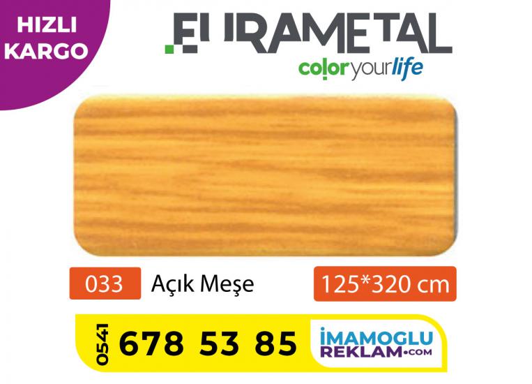 125x320 4mm açık meşe Alüminyum Kompozit Panel Eurametal  açık meşe composite panel , açık meşe sistem kompozit panel 