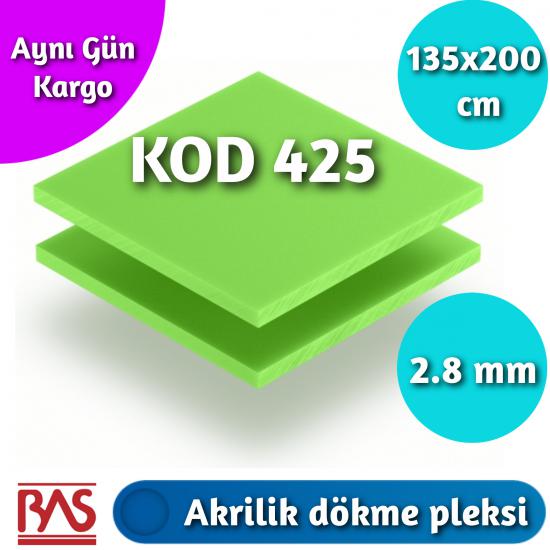 2.8 MM CM 135X200 YEŞİL PLEKSİ