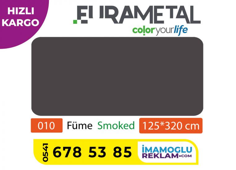 125x320 4mm füme Alüminyum Kompozit Panel Eurametal  dark grey composite panel , füme sistem kompozit panel 