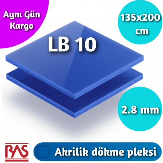 2.8 MM 135X200 CM  MAVİ PLEKSİ