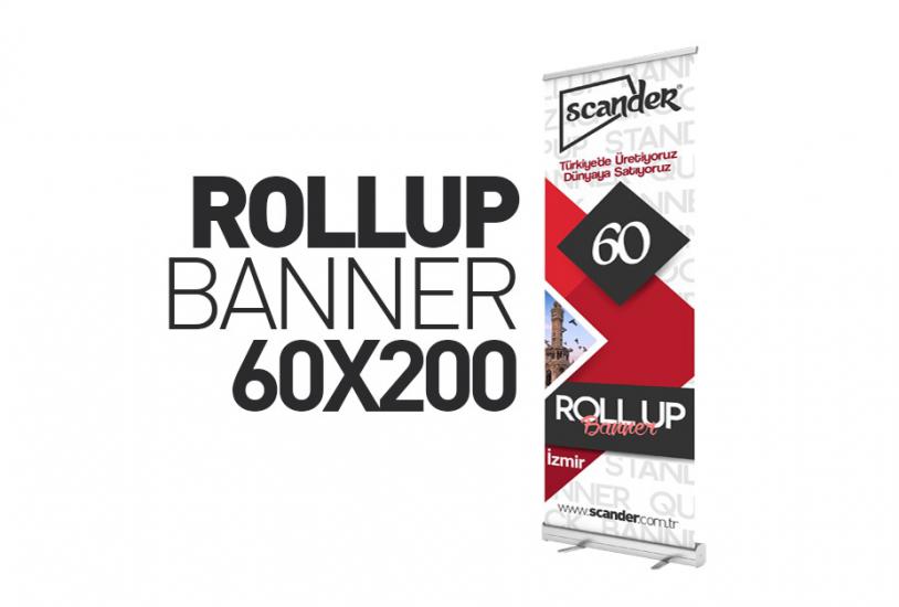 60 lik roll up banner , 60 cm roll up banner , baskılı roll up banner , baskısız roll up banner , 