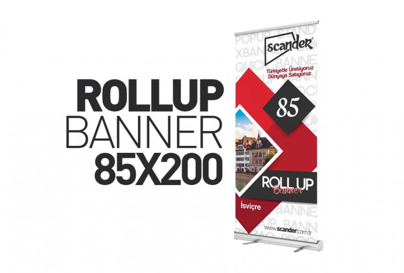 85 lik roll up banner , 85 cm roll up banner , baskılı roll up banner , baskısız roll up banner , 